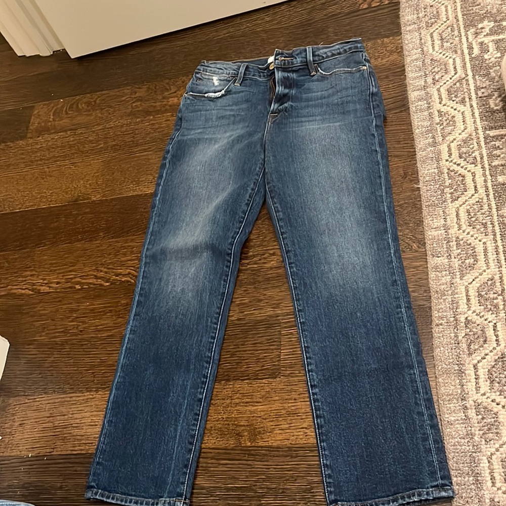 FRAME LE HIGH STRAIGHT JEANS. Women’s 27.